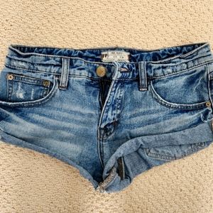 Free people sexy jean shorts